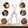 XINZUO 7PCS Kitchen Knife Set Forged German 1.4116 Stainless Steel Sharp Chef Santoku Paring Cleaver Kitchen Scissors Tool Set - Image 6