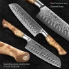 HEZHEN Kitchen Knife Set 1-7PC Damascus Steel knives Chef Knife Kitchen Accessories Professional Chef knives Cooking Tools - Image 3