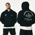 Gym Running Training Bodybuilding Men Clothes Autumn Winter Loose Oversized Cotton Pullover Joggers Sweatshirt Hoodie Sportswear