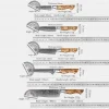 HEZHEN Kitchen Knife Set 1-7PC Damascus Steel knives Chef Knife Kitchen Accessories Professional Chef knives Cooking Tools - Image 5