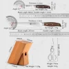 XINZUO 7PCS Kitchen Knife Set Forged German 1.4116 Stainless Steel Sharp Chef Santoku Paring Cleaver Kitchen Scissors Tool Set - Image 3
