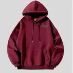 2024 new fashion casual men's and women's coat Fitness running sports outdoor hooded sweatshirt solid color printing
