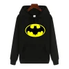 Batman pattern simple print Autumn and winter comfortable soft thickening men's high quality casual fashion warm street hoodie - Image 3