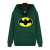 Batman pattern simple print Autumn and winter comfortable soft thickening men's high quality casual fashion warm street hoodie - Image 5