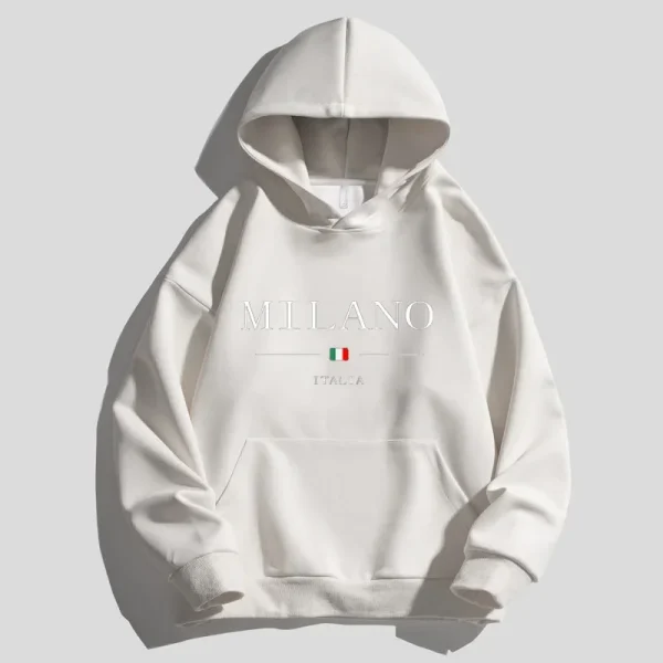 Men's and women's cotton hooded sweatshirts Casual sweaters with lettered hooded sweatshirts street fashion 2024 - Image 4