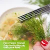 Muti-Layers Kitchen Scissors Stainless Steel Vegetable Cutter Scallion Herb Laver Spices cooking Tool Cut Kitchen Accessories - Image 5