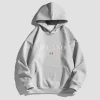Men's and women's cotton hooded sweatshirts Casual sweaters with lettered hooded sweatshirts street fashion 2024 - Image 2