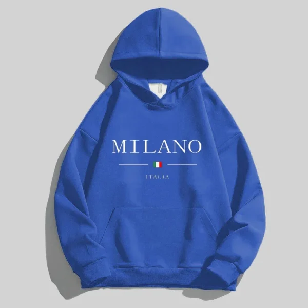 Men's and women's cotton hooded sweatshirts Casual sweaters with lettered hooded sweatshirts street fashion 2024 - Image 3