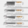 HEZHEN Kitchen Knife Set 1-7PC Damascus Steel knives Chef Knife Kitchen Accessories Professional Chef knives Cooking Tools - Image 6