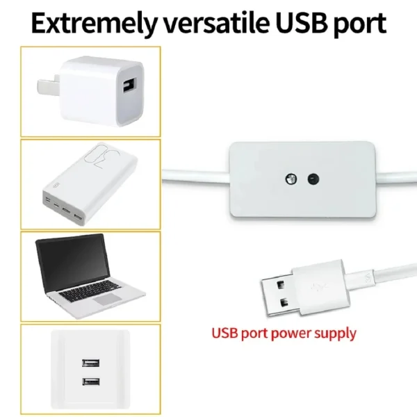 Smart USB Led Strip Light SMD2835 5V Motion Sensor Hand Scan ON OFF Control Backlight Tape for TV Kitchen Cabinet Wardrobe - Image 4