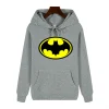 Batman pattern simple print Autumn and winter comfortable soft thickening men's high quality casual fashion warm street hoodie - Image 6